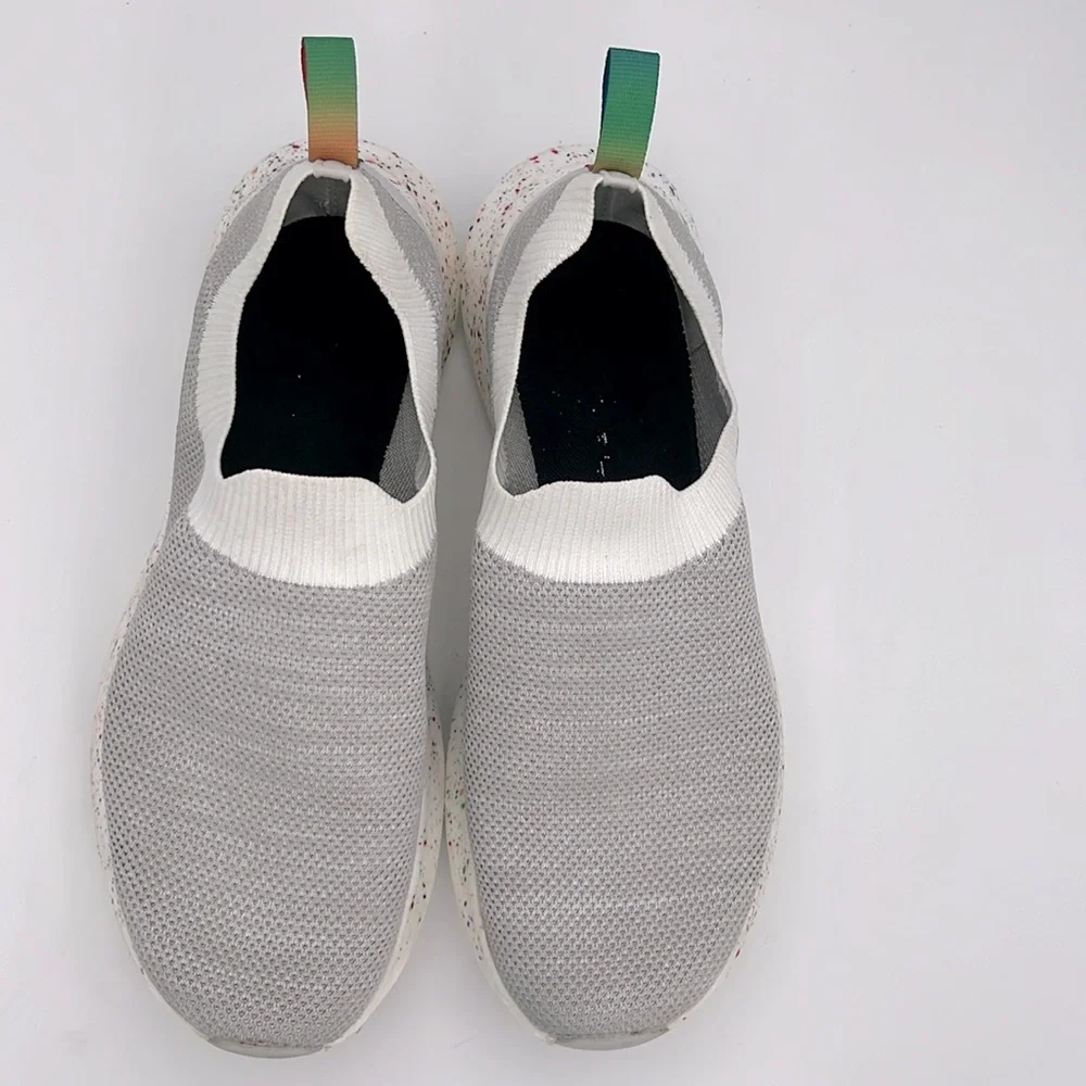 Merell - men’s cloud MOC knit confetti pride slip on sneakers gray shoes size8.5